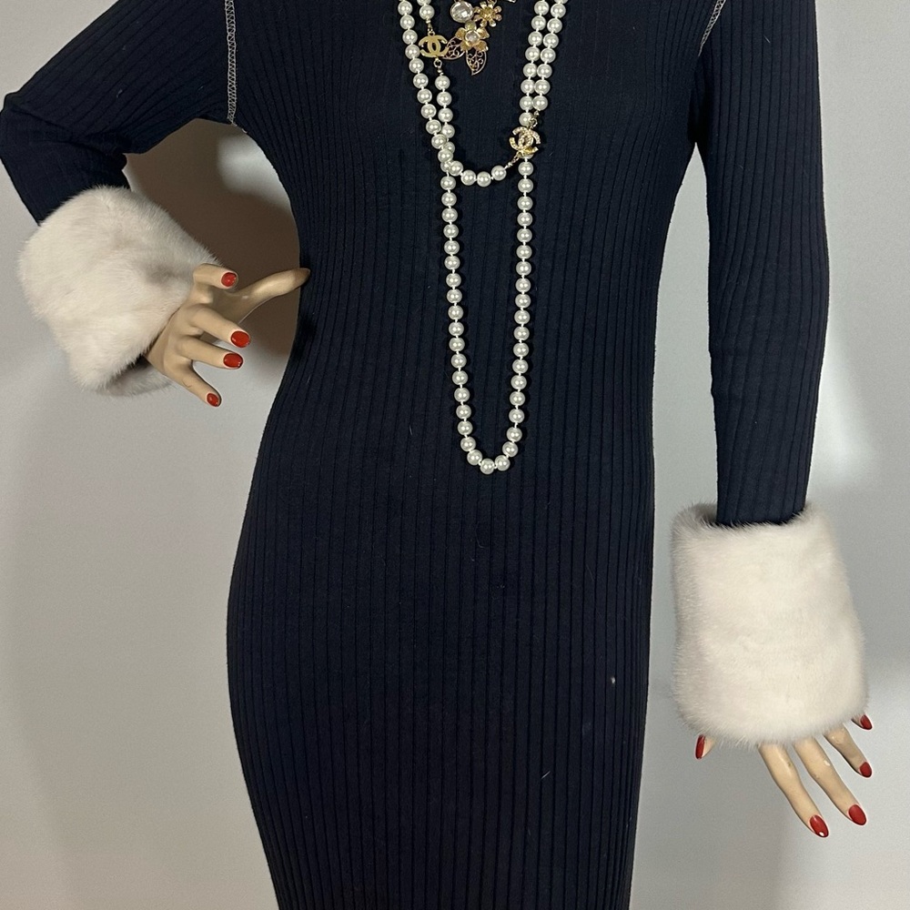White Mink Cuffs
